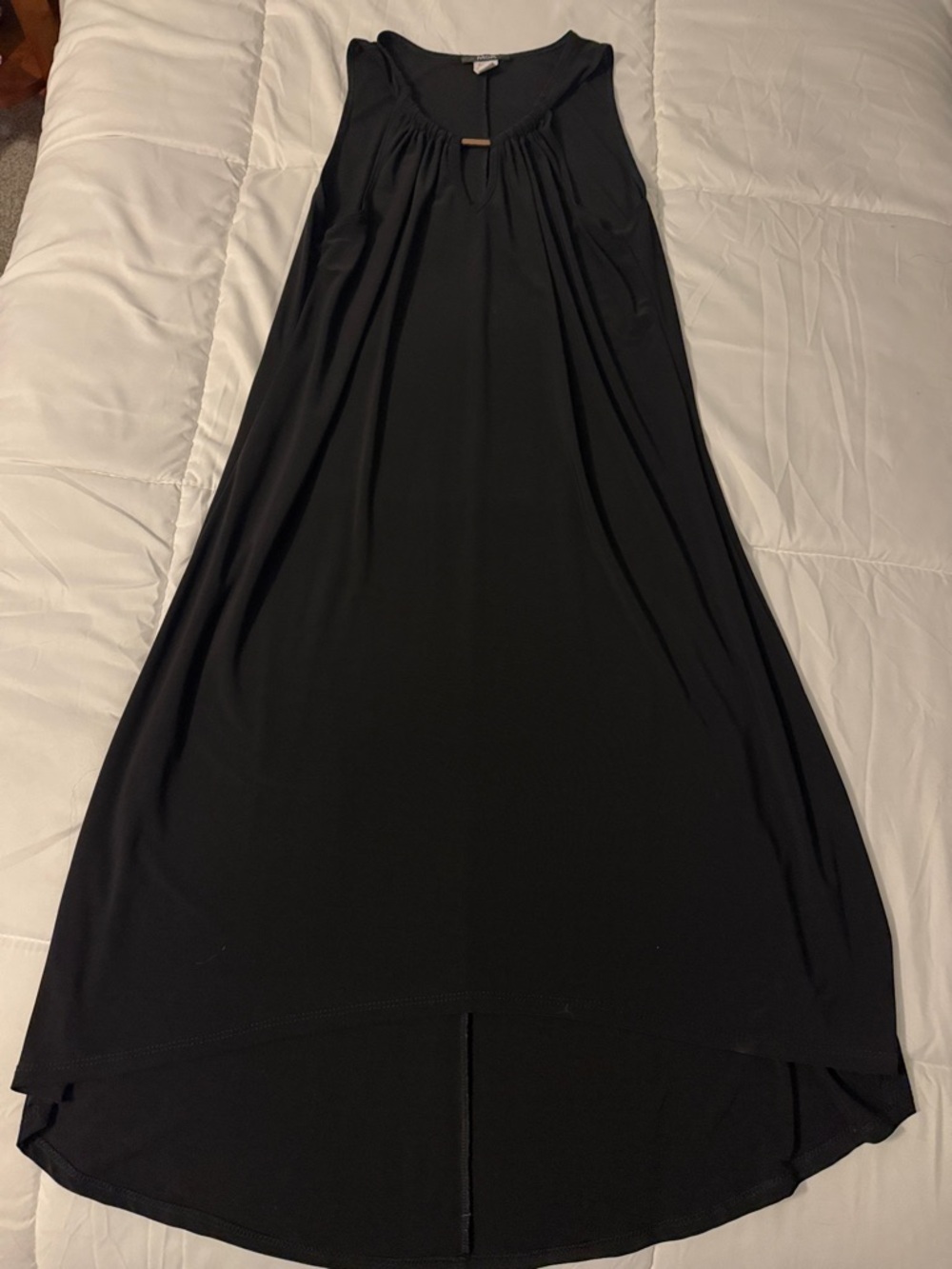 MSK Black High-Low Sleeveless Dress